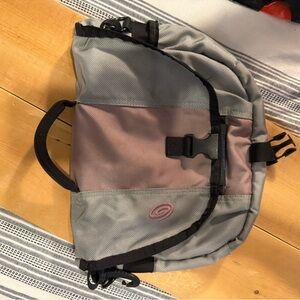 Timbuk2 Two-Tone Gray and Tan Satchel